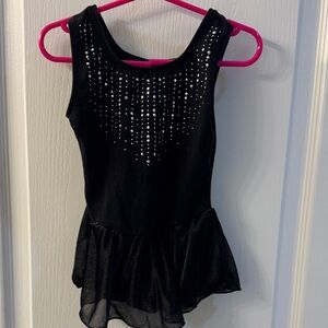 Cat & Jack Black Costume Dress with Rhinestones